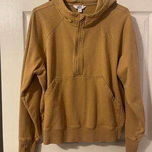 JoyLab Women's mustard Half-Zip Hoodie